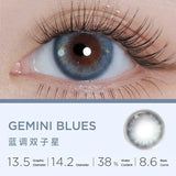 Moody Gemini Blues 1 Day, 10pcs ; 14.2mm