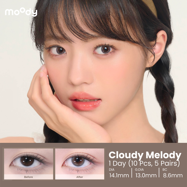 CONS x Moody Cloudy Melody, 1 Day, 10pcs, 14.1mm