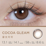 Moody Cocoa Gleam 1 Day, 10pcs ;14.1mm