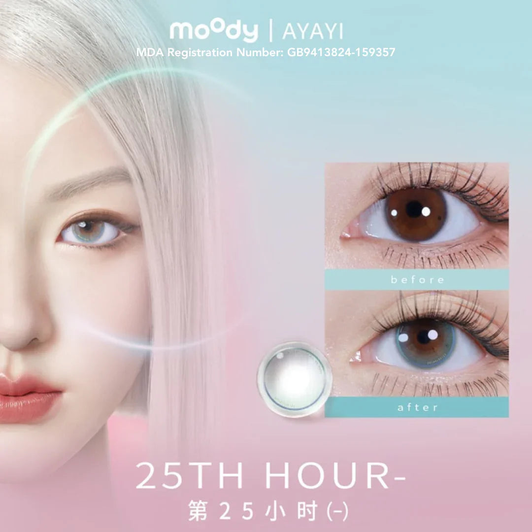 Soft contact lens for daily wear, ideal for sensitive eyes, available in Malaysia.