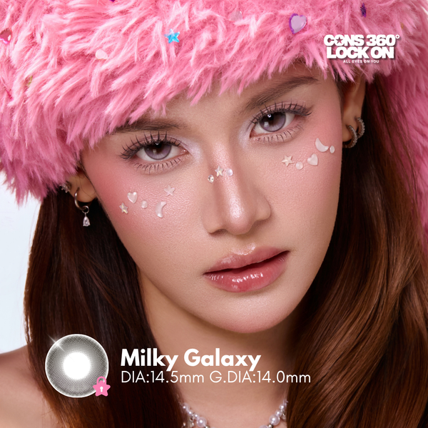 CONS [Weighted] Milky Galaxy 14.5mm, 1 Month 2Pcs