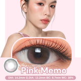 Chapters Pink Memo 14.2mm, 1 Month 2Pcs