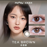 [Preorder] CONS x Moody Tea Brown, 1 Day, 14.2mm