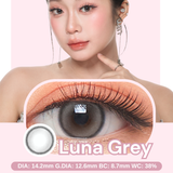 Chapters Luna Grey 14.2mm, 1 Month 2Pcs