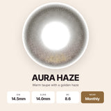 CONS [Weighted] Aura Haze 14.5mm, 1 Month 2Pcs