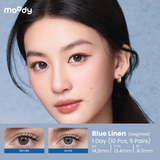 Moody Blue Linen, 14.2mm (1 Day)