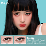 Moody Breeze 1 Day, 10pcs ;14.2mm