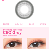 Chapters Ceo Grey 14.5mm, 1 Month 2Pcs