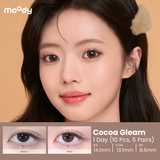 Moody Cocoa Gleam 1 Day, 10pcs ;14.1mm