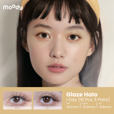 CONS x Moody Glaze Halo, 1 Day, 10pcs, 14.1mm