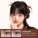 Moody Cookie Puff 1 Day, 10pcs ;14.2mm