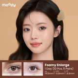 Moody Foamy Enlarge 1 Day, 10pcs ;14.5mm