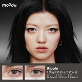 Moody Ripple 1 Day, 10pcs ;14.5mm