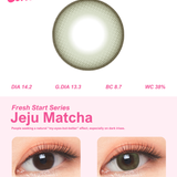 Chapters Jeju Matcha 14.2mm, 1 Month 2Pcs