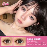 Gloria Luna Black 14.5mm, 3 Month 2 Pcs