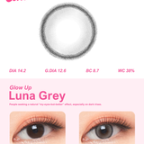 Chapters Luna Grey 14.2mm, 1 Month 2Pcs