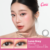 Chapters Luna Grey 14.2mm, 1 Month 2Pcs