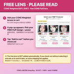Free CONS Fluff lens: select it in the pop-up before checkout