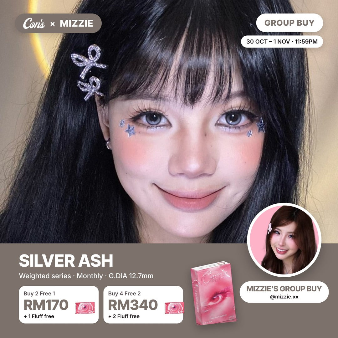 CONS x MIZZIE Group Buy — Silver Ash