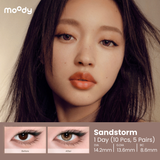 Moody Sandstorm 1 Day, 10pcs ;14.2mm