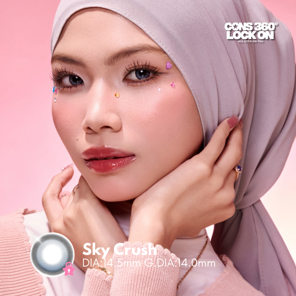 GLADISH x CONS [Weighted] Sky Crush 14.2mm, 1 Month 2Pcs
