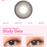 Chapters Study Date 14.5mm, 1 Month 2Pcs