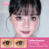 Gloria Toffee Dream 14.2mm, 3 Month 2 Pcs