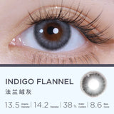 CONS x Moody Indigo Flannel 1 Month ; 14.2mm