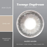 Moody Hazed Haven 1 Day, 10pcs ;14.1mm