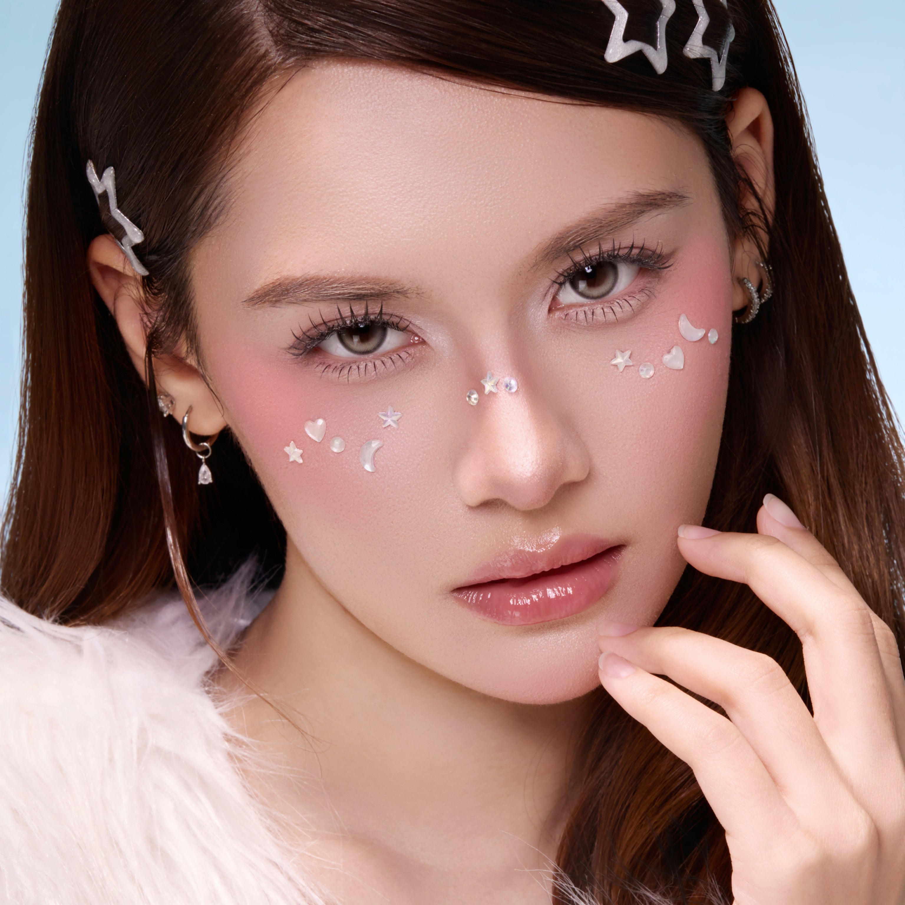 GLADISH x CONS [Weighted] Cocoa Muse 14.2mm, 1 Month 2Pcs