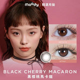 Moody Black Cherry Macaron 1 Month ;14.2mm