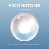 [Moody Weighted] Moonstone, 13.8mm (1 Day)